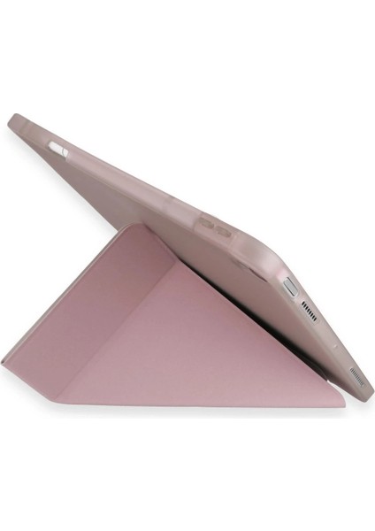 Xiaomi Redmi Pad Se Kılıf Kalemlikli Mars Tablet Kılıfı - Rose GOLD-(5796) - MK001R-4NVW77 modelleri