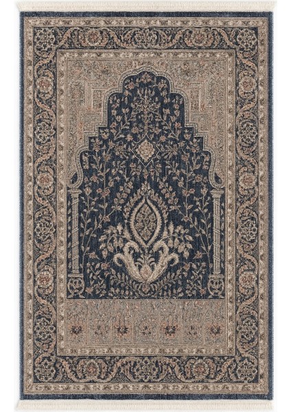 %100 Vison Akrilik Ipek Dokuma Tüylenme Yapmayan Kalın Halı Seccade