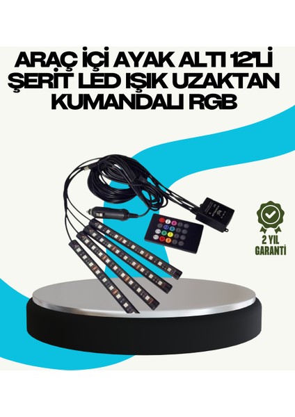 Rgb Geçişli 4 Parça Araç Içi Aydınlatma - MK001R-4OI545