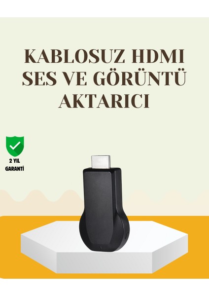 Kompakt HDMI Kablosuz Dongle – 1080P Görüntü ve Plug‑and‑play Kurulum - MK001R-4OHMA7