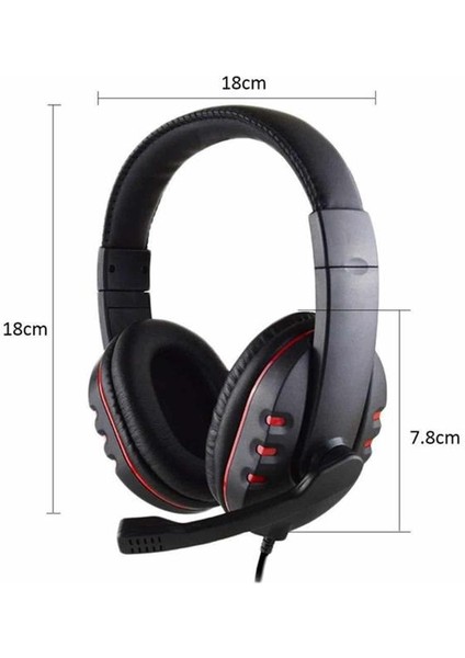 Oyuncu Kulaklığı Kulak Üstü Kablolu Gaming Kulaklık Mikrofonlu Anc Özelliği - MK001R-4O98C7 fırsatları