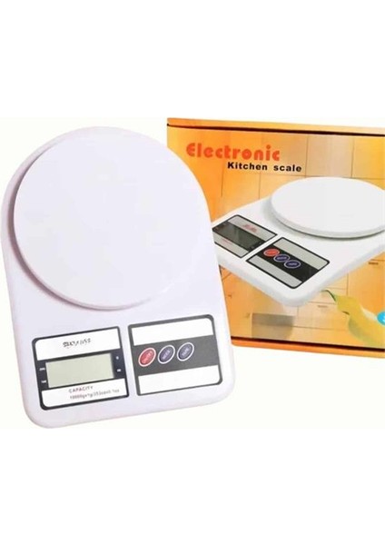 Dijital Hassas 10 kg Mutfak Terazisi Tartısı LCD Ekran Mutfak Tartısı - MK001R-4O99C8