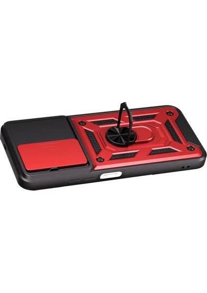 Xiaomi Redmi 15C 4g Pars Lens Yüzüklü Silikon - KIRMIZI-(5796) - MK001R-4O8RR0 modelleri