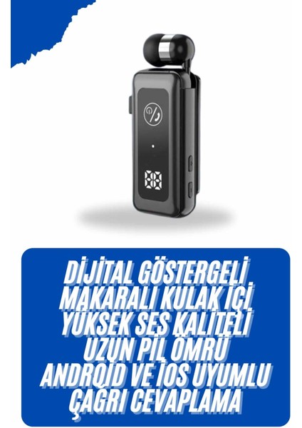 Kablolu Kulak Içi 5.2 Makaralı Titreşimli Bluetooth Kulaklık Hafıza Kart - MK001R-4OJF80 fiyatları