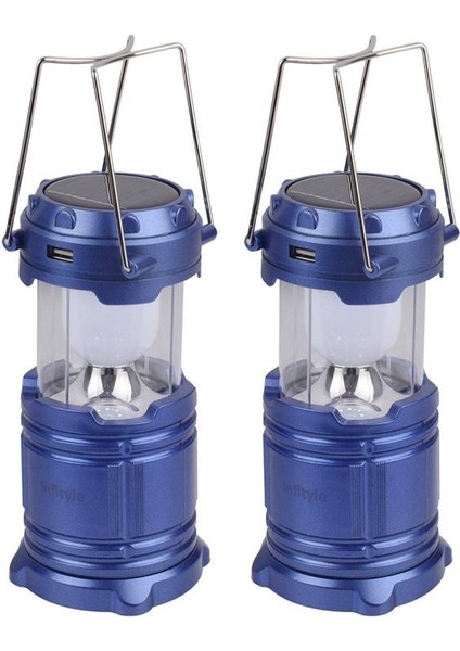 Kamp Lambası Solar Şarjlı Kızaklı Kamp Feneri LED Lamba Işıldak - MK001R-4OAEQ8 fırsatları