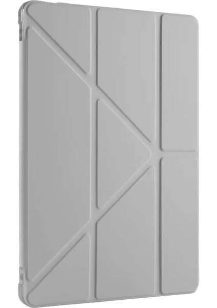 Huawei Honor Pad V9 Kılıf Kalemlikli Mars Tablet Kılıfı - GRI-(5796) - MK001R-4NZ2F9