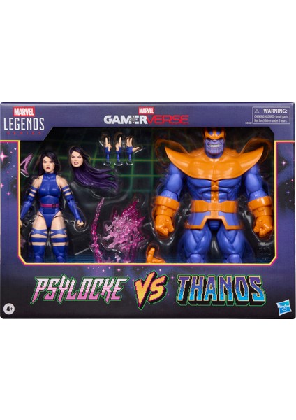 Legends Gamerverse Psylocke Vs Thanos (Retro Video Game) Ikili Aksiyon Figür Seti fırsatları