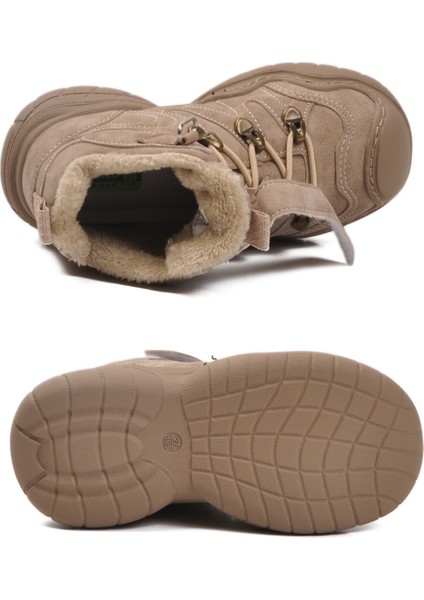 Taba Kürklü Erkek Çocuk Düz Bot indirimleri