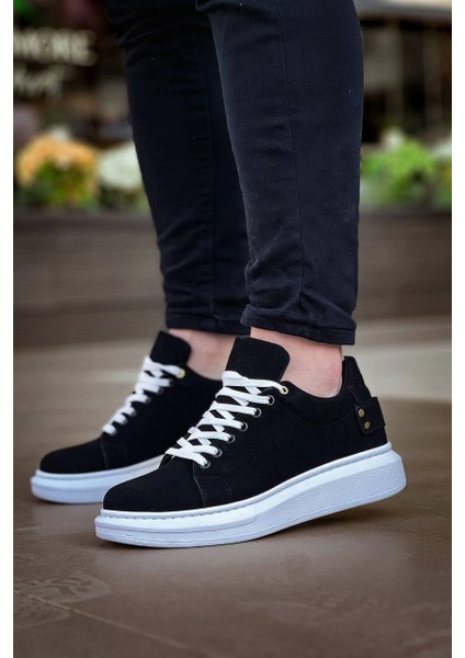 Nrzsnt KB047 Kuback Siyah Süet Günlük Erkek Ayakkabı (Numara: 44)