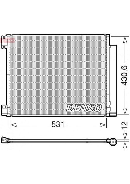 Mtxdpn Klima Radyatörü Kondanser Renault Megane Iv 16 Talisman 15 Grand Sc Nic Iv 16 1.2 Tce 1.3 Tce 1.5dci 1.6dci