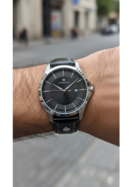 Siyah Deri Kordon Erkek Kol Saati KC361S-04BS