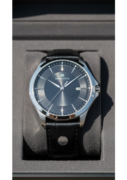 Siyah Deri Kordon Erkek Kol Saati KC361S-04BS fiyatları