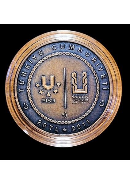 Erzurum 25. Dünya Üniversiteler Kış Oyunları 2011 Bronz Serifikalı fiyatları