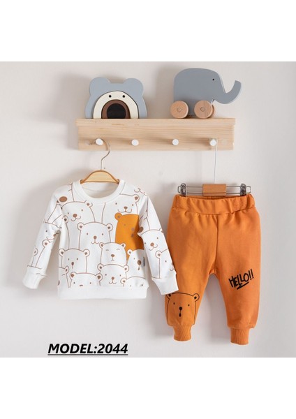 Hello Ayı Baskılı 2'li Takım