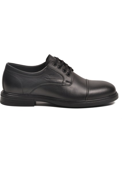 Dr.flexer Siyah Hakiki Deri Ortopedik Erkek Klasik Ayakkabı
