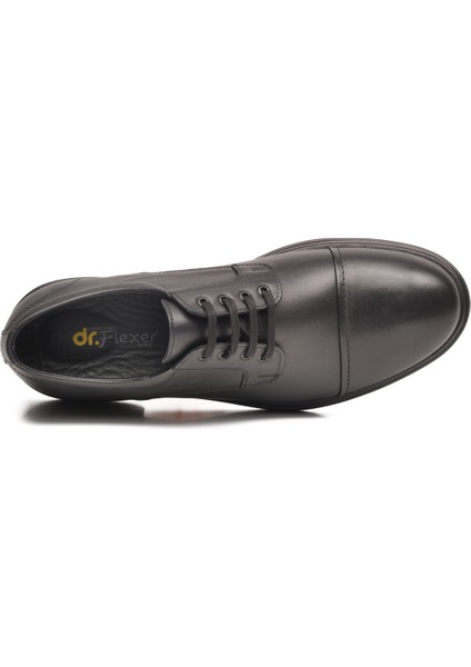 Dr.flexer Siyah Hakiki Deri Ortopedik Erkek Klasik Ayakkabı fırsatları