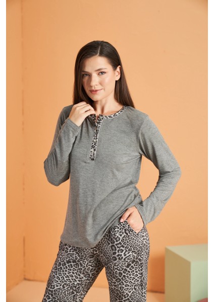 Pjs 28047 Kadın Patlı Pijama Takım