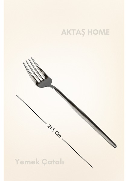 Round Yeni Nesil 6'lı Yemek Çatalı Paslanmaz Çelik modelleri