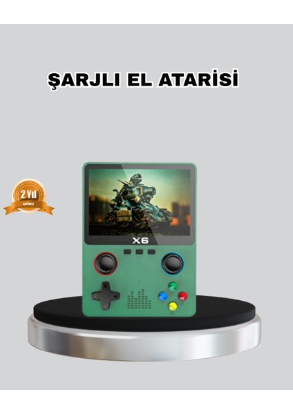 Retro Taşınabilir Konsol 3.5 IPS Ekran Ergonomik Çift Lr Kontrollü - MK001R-4O8837