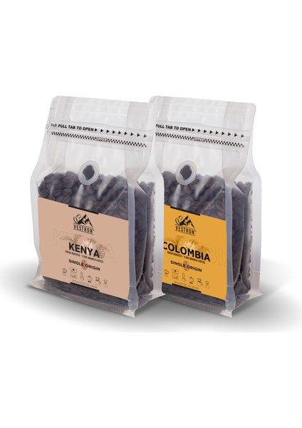 Yöresel Filtre Kahve Kolombiya 500 gr + Kenya 500 gr