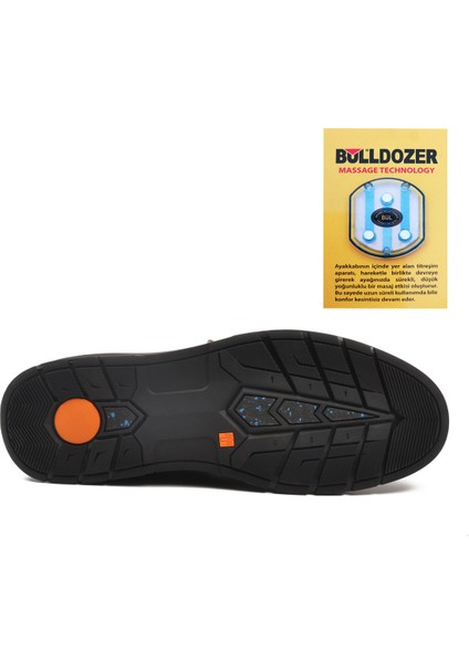 Siyah Ortopedik Hakiki Deri Masaj Etkili Erkek Casual Ayakkabı indirimleri