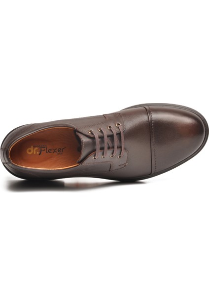 Dr.flexer Kahve Hakiki Deri Ortopedik Erkek Klasik Ayakkabı fırsatları