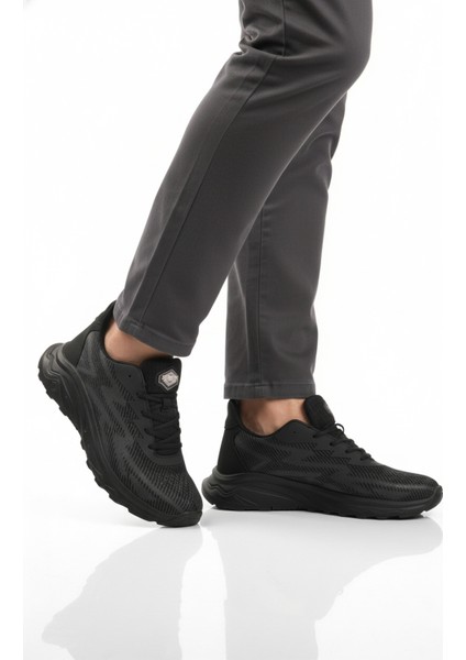 Siyah Bağcıklı Erkek Outdoor Ayakkabı