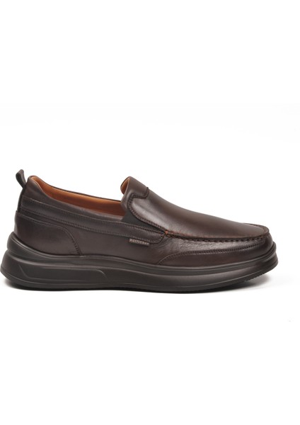 Dr.flexer Kahve Hakiki Deri Ortopedik Erkek Casual Ayakkabı