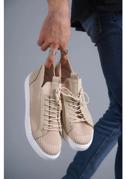 Nrzsnt KB-112 Kuback Bej Triko Bağcıklı Günlük Erkek Ayakkabı (Numara: 40) indirimleri