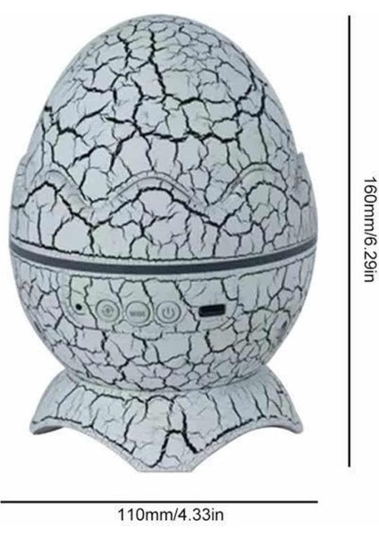 Yumurta Görünümlü Masa ve Gece Lambası Renk Değiştirebilen Projektör - MK001R-4O9CJ8 modelleri