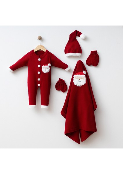 Noel Yılbaşı Bebek Triko Set 5 Parça Yenidoğan fiyatları