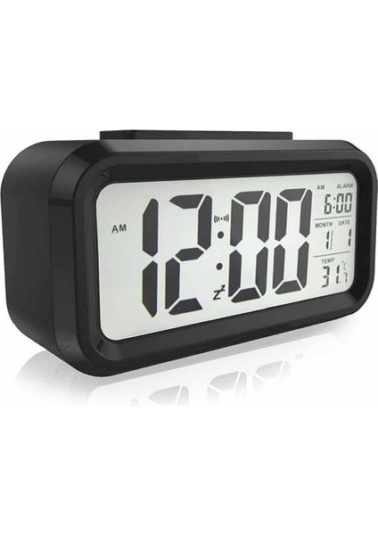Dijital Masa Saati Takvim Çalar Saat Alarmlı Işıklı LED Ekran Pilli - MK001R-4OAKK8 modelleri