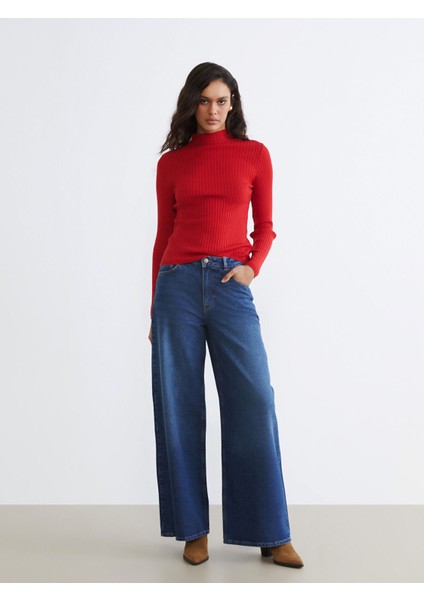 Yeni Sezon Wideleg Kadın Jean Pantolon