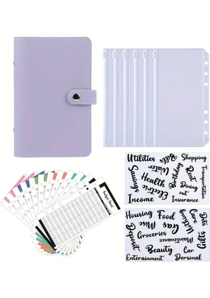 Birikim Ajandası Bütçe Planlayıcı Cüzdan Bütçe Organizeri A6 Klasör