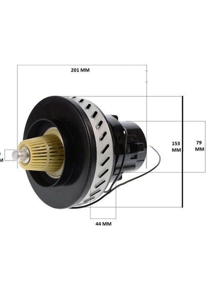 Elektrikli Süpürge Motoru SRV57 Seperatörlü Tek Fanlı Bakır Sargılı Libella 1200 W fiyatları