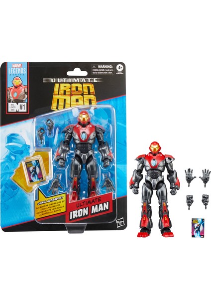 Legends Ultimate Iron Man (Marvel Comics) Aksiyon Figürü, Çizgi Roman Aksesuarlı