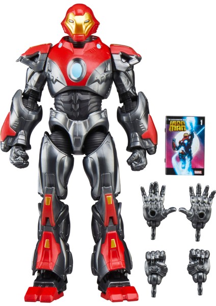 Legends Ultimate Iron Man (Marvel Comics) Aksiyon Figürü, Çizgi Roman Aksesuarlı modelleri
