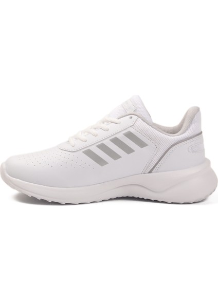 Beyaz Bağcıklı Unisex Spor Ayakkabı fırsatları
