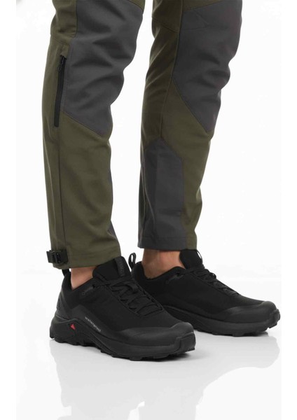 Siyah Bağcıklı Su Geçirmez Erkek Outdoor Ayakkabı