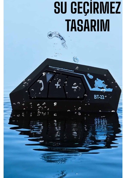 Kask Kulaklığı Motosiklet Intercom Interkom Dinleme Konuşma Özellikli Su Geçir - MK001R-4OJB5 fırsatları