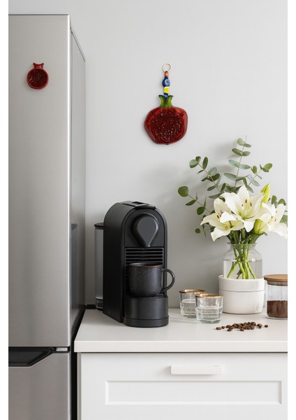 Nar Figürlü Dekor Seti – Duvar Süsü ve Magnet - Ev Ofis - Hediyelik - Aksesuar