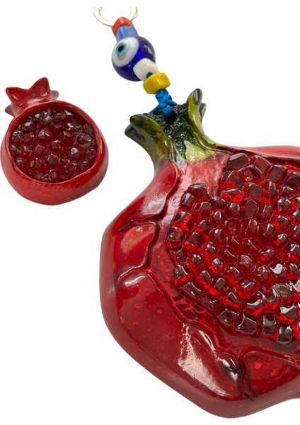 Nar Figürlü Dekor Seti – Duvar Süsü ve Magnet - Ev Ofis - Hediyelik - Aksesuar fırsatları