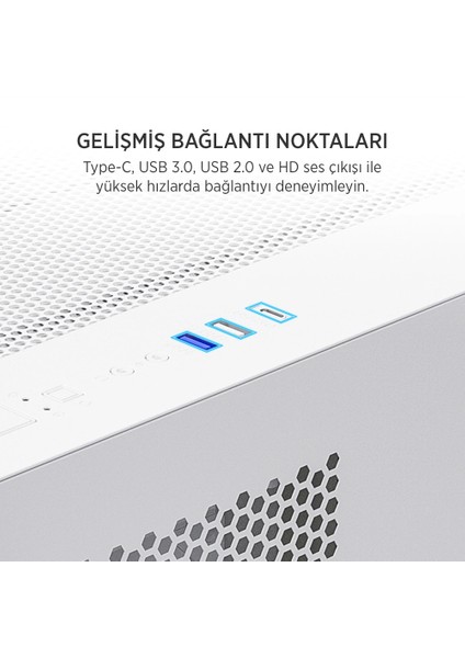 Stark S700 650W Beyaz Gamıng Kasa fırsatları