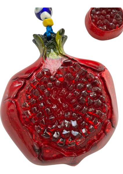 Nar Figürlü Dekor Seti – Duvar Süsü ve Magnet - Ev Ofis - Hediyelik - Aksesuar