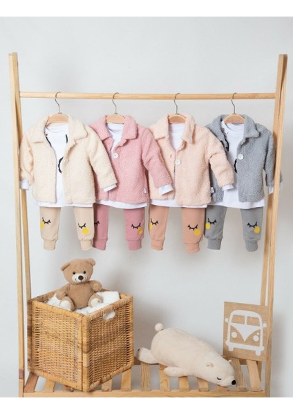 Kuğu Baskılı 3'lü Takım