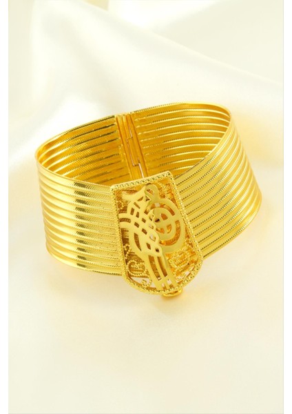 Nrzsnt Tuğra Taşlı Trabzon Burma Bilezik-Sarı fiyatları