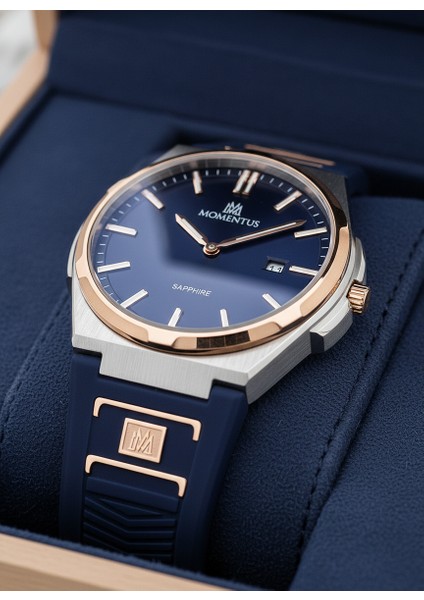 Lacivert Silikon Kordon Erkek Kol Saati EM390T-11MR fırsatları