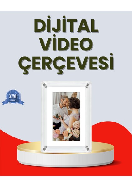 Usb-C ile Hızlı Şarj ve Veri Aktarımı – 7 Inç Dijital Görüntü Çerçeves - MK001R-4OI6E