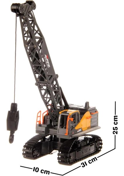 Uzaktan Kumandalı 40 Mhz Tam Fonksiyonlu Rc Iş Araçı Kule Vinç LED Işıklı ve Hareketli modelleri