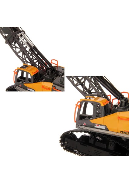 Uzaktan Kumandalı 40 Mhz Tam Fonksiyonlu Rc Iş Araçı Kule Vinç LED Işıklı ve Hareketli indirimleri